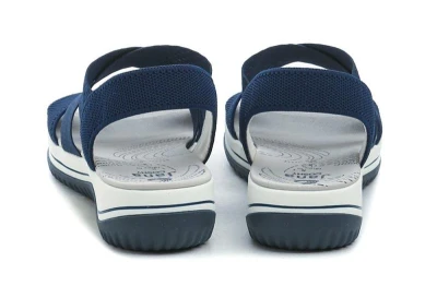 Jana 8-28768-42 navy dámské sandály šíře H