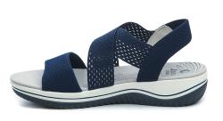 Jana 8-28768-42 navy dámské sandály šíře H