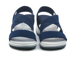 Jana 8-28768-42 navy dámské sandály šíře H