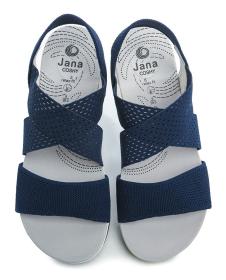 Jana 8-28768-42 navy dámské sandály šíře H