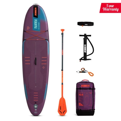 Jobe Aero Yarra SUP Board 10.6 Purple paddleboard set + sleva 1500,- na příslušenství Jobe Aero Yarra SUP Board 10.6 Purple paddleboard set + sleva 1500,- na příslušenství