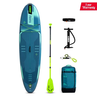 Jobe Aero Yarra SUP Board 10.6 Steel Blue paddleboard set + sleva 1500,- na příslušenství Jobe Aero Yarra SUP Board 10.6 Steel Blue paddleboard set + sleva 1500,- na příslušenství