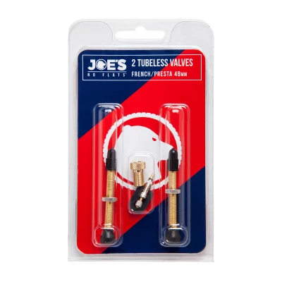 JOES NO FLATS JOES Ventilky 2x Tubeless French/Presta Valves 40 Mm