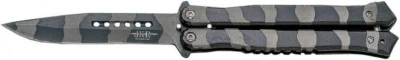 Joker Butterfly Aluminium Camo Coated 104 mm nůž motýlek