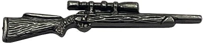 Joker Rifle Satin Old Silver pin do klopy