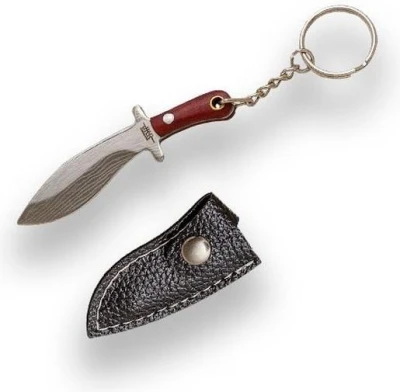Joker Kukri Knife Damascus Imitation 80 mm přívěsek na klíče