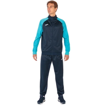 Joma Academy IV tepláková souprava navy-fluo tyrkysová POUZE L (VÝPRODEJ)
