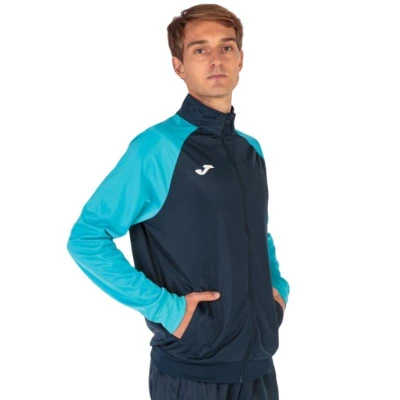 Joma Academy IV tepláková souprava navy-fluo tyrkysová POUZE L (VÝPRODEJ)