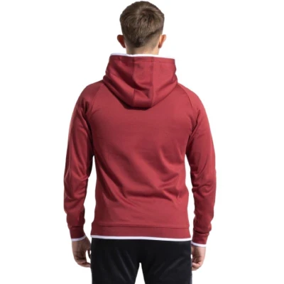 Joma Combi Premium burgundy pánská mikina s kapucí