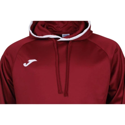 Joma Combi Premium burgundy pánská mikina s kapucí