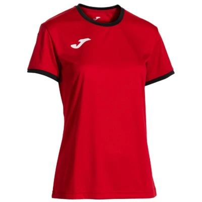 Joma Combi Premium Short Sleeve červeno-černé dámské triko