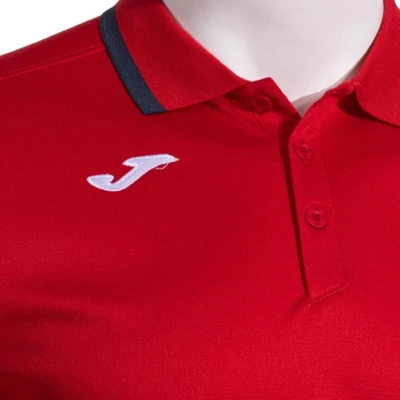 Joma Combi Premium Short Sleeve Polo červená-navy pánské tričko