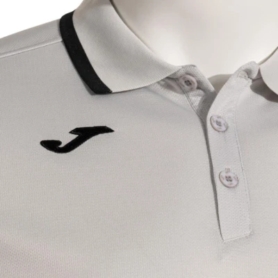 Joma Combi Premium Short Sleeve Polo šedé pánské polo tričko
