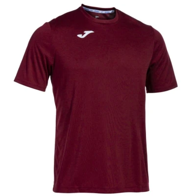 Joma Combi Short Sleeve T-shirt pánské triko burgundy Joma Combi Short Sleeve T-shirt pánské triko burgundy