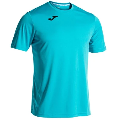 Joma Combi Short Sleeve fluo tyrkysové pánské tričko