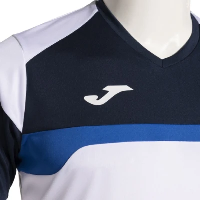 Joma Danubio III pánské triko a šortky bílá-navy