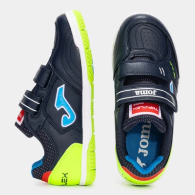 Joma Top Flex 2533 K IC navy blue/green sálová obuv