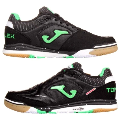 Joma Top Flex Rebound 2401 sálová obuv černá-zelená