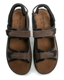 Josef Seibel 10236 hnědé pánské nadměrné sandály