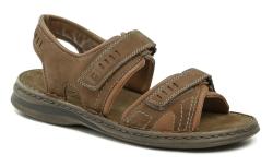 Josef Seibel 10662 hnědé pánské nadměrné sandály Josef Seibel 10662 hnědé pánské nadměrné sandály