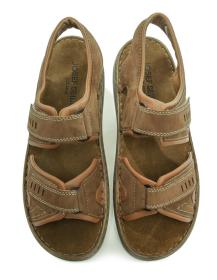 Josef Seibel 10662 hnědé pánské nadměrné sandály