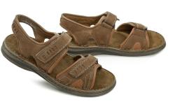 Josef Seibel 10662 hnědé pánské nadměrné sandály