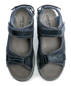 Josef Seibel 16804 modré pánské nadměrné sandály