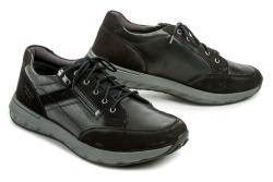 Josef Seibel 33606 černé pánské nadměrné polobotky