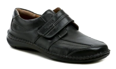 Josef Seibel 44902-859 černé pánské nadměrné polobotky Josef Seibel 44902-859 černé pánské nadměrné polobotky