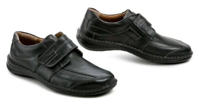 Josef Seibel 44902-859 černé pánské nadměrné polobotky