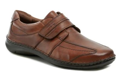 Josef Seibel 44902-859 cognac pánské nadměrné polobotky Josef Seibel 44902-859 cognac pánské nadměrné polobotky