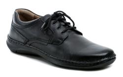 Josef Seibel 44906 černé pánské nadměrné polobotky Josef Seibel 44906 černé pánské nadměrné polobotky