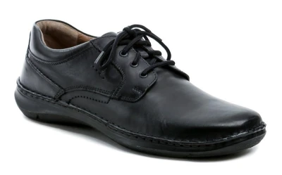 Josef Seibel 44906 černé pánské nadměrné polobotky