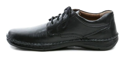 Josef Seibel 44906 černé pánské nadměrné polobotky