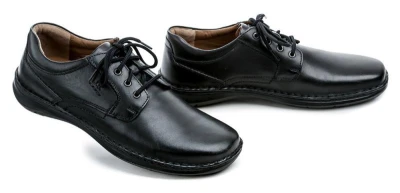 Josef Seibel 44906 černé pánské nadměrné polobotky