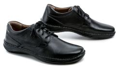 Josef Seibel 44906 černé pánské nadměrné polobotky