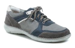 Josef Seibel 44910 šedé pánské nadměrné polobotky Josef Seibel 44910 šedé pánské nadměrné polobotky