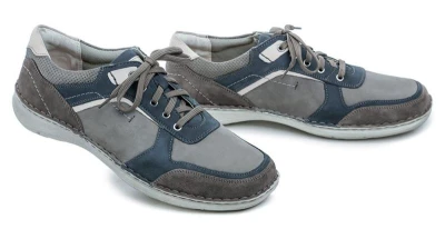 Josef Seibel 44910 šedé pánské nadměrné polobotky