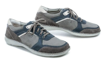 Josef Seibel 44910 šedé pánské nadměrné polobotky