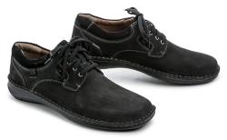 Josef Seibel 44936 čierne pánske nadmerné poltopánky