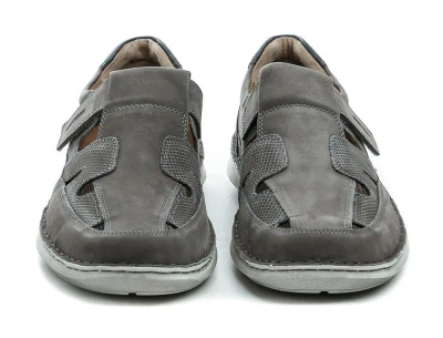 Josef Seibel 44981-518 New Anvers 81 šedé pánské nadměrné polobotky