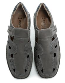 Josef Seibel 44981-518 New Anvers 81 šedé pánské nadměrné polobotky