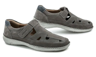 Josef Seibel 44981-518 New Anvers 81 šedé pánské nadměrné polobotky