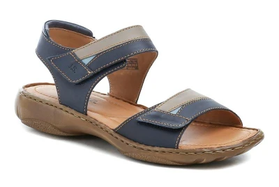 Josef Seibel 76719 Debra 19 navy dámské nadměrné sandály