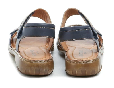 Josef Seibel 76719 Debra 19 navy dámské nadměrné sandály