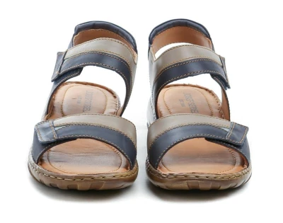 Josef Seibel 76719 Debra 19 navy dámské nadměrné sandály