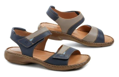 Josef Seibel 76719 Debra 19 navy dámské nadměrné sandály