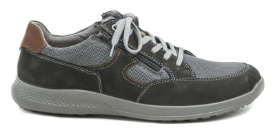 Josef Seibel Comfortabel 640349-09 šedé pánské nadměrné polobotky šíře K