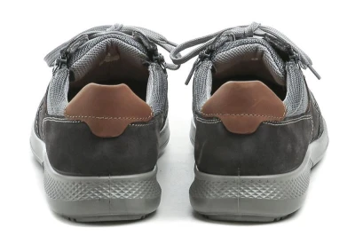 Josef Seibel Comfortabel 640349-09 šedé pánské nadměrné polobotky šíře K