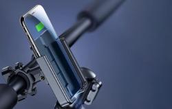 Joyroom Držák na kolo Metal JR-ZS252 pro telefony (černý) (VÝPRODEJ)